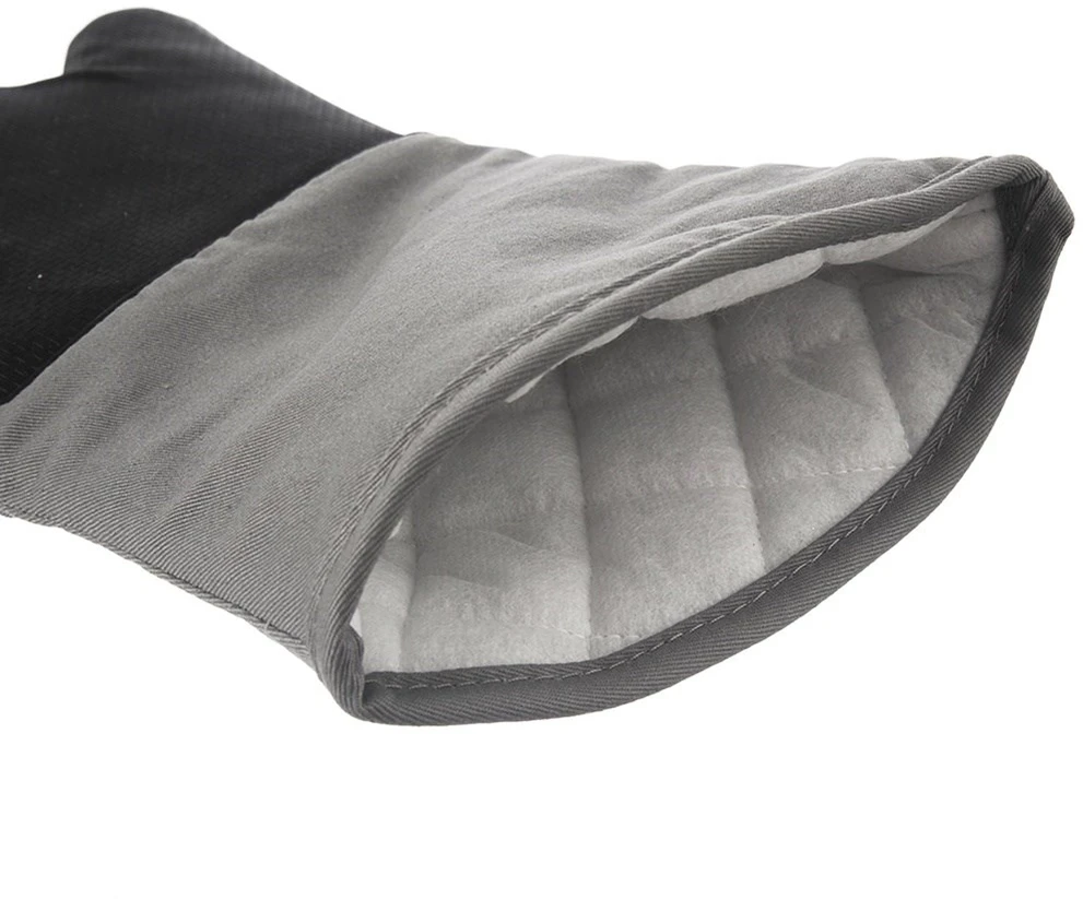 Orion Küchenhandschuh Ofenhandschuh Schutzhandschuh aus Silikon juodas 40x20 cm