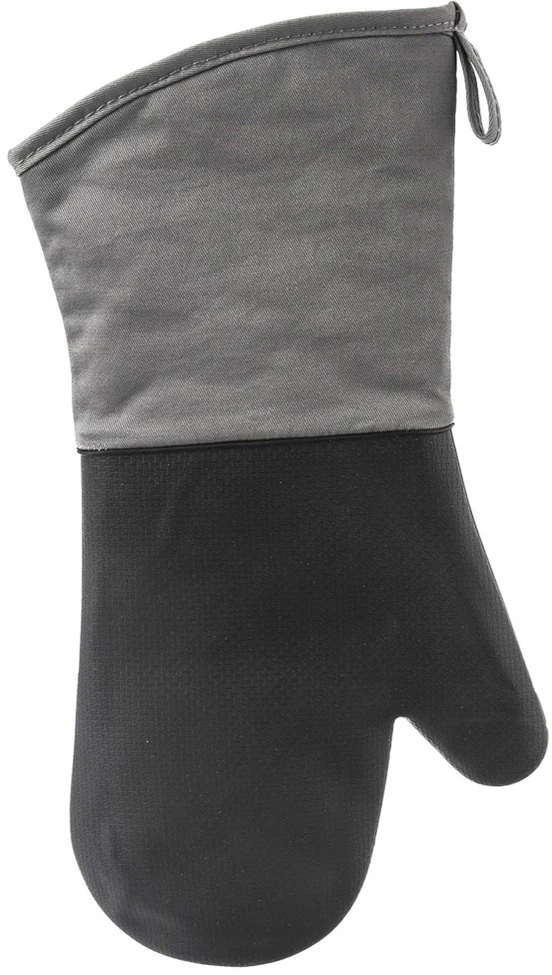 Orion Küchenhandschuh Ofenhandschuh Schutzhandschuh aus Silikon juodas 40x20 cm