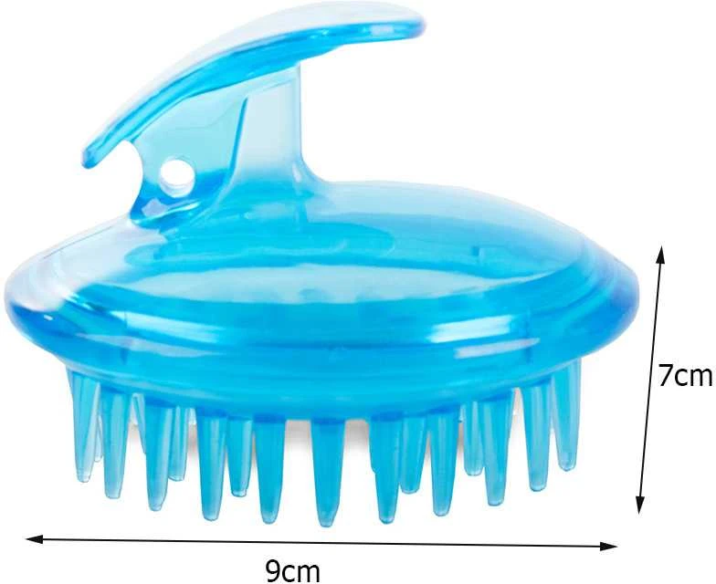Silikoninis masažo šepetys galvai ir kūnui