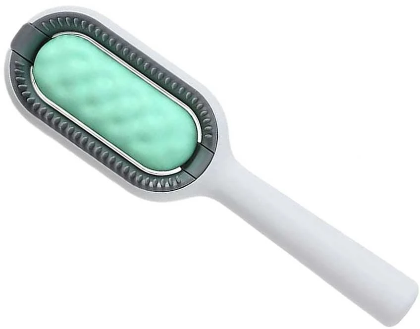 Silikoninis šukavimo šepetys gyvūnams 3-in-1, 19 cm