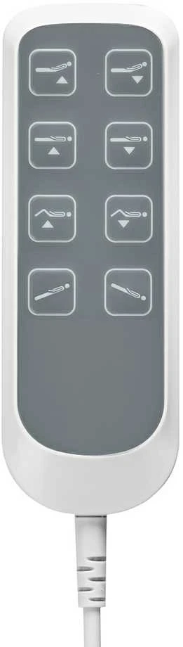 Activeshop Kosmetologinis krėslas SILLON CLASSIC 4 MOTOR ELECTRIC Pilkas