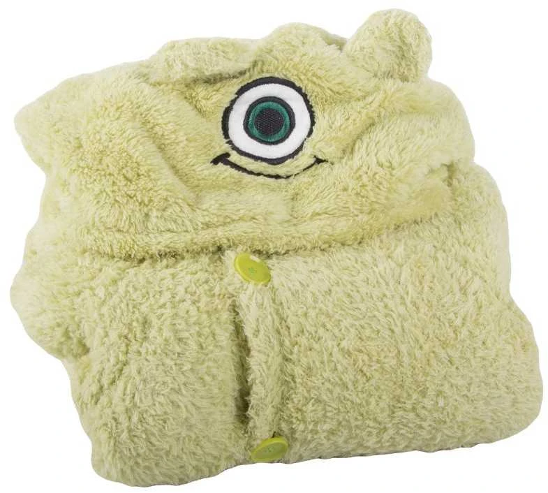 Šiltas oversize XL pledas su gobtuvu, žalia