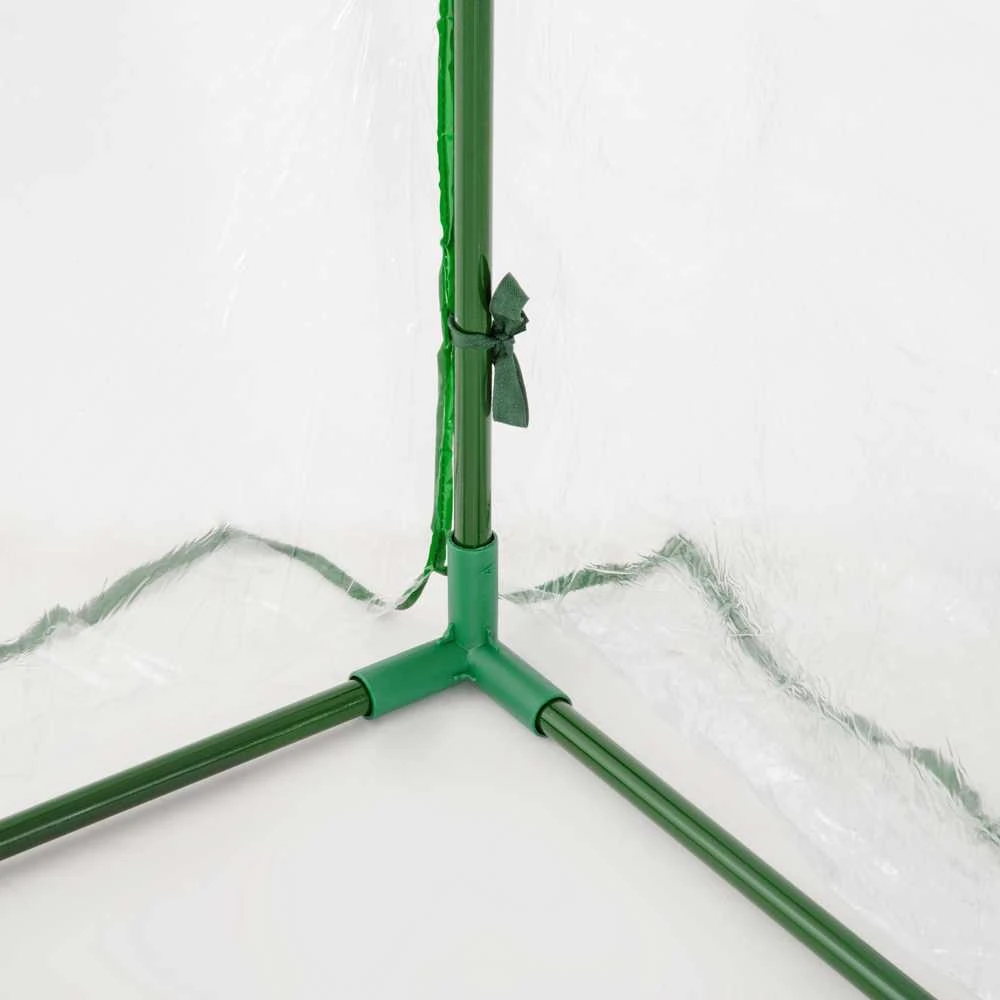 "Outsunny" šiltnamis su durimis, šaldymo rėmas, augalų auginimui, plieno PVC, 200x100x80cm