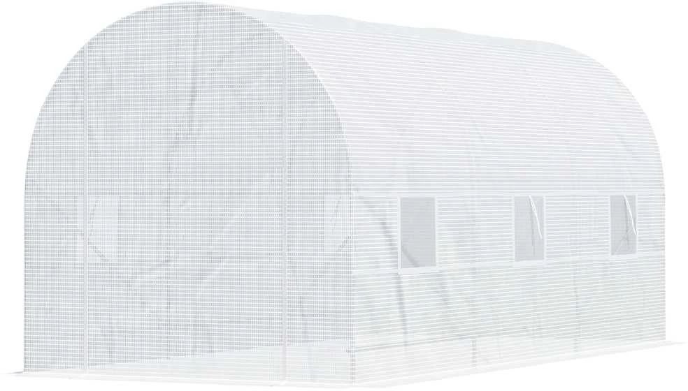 Outsunny Plėvelinis šiltnamis 450x200x200 cm
