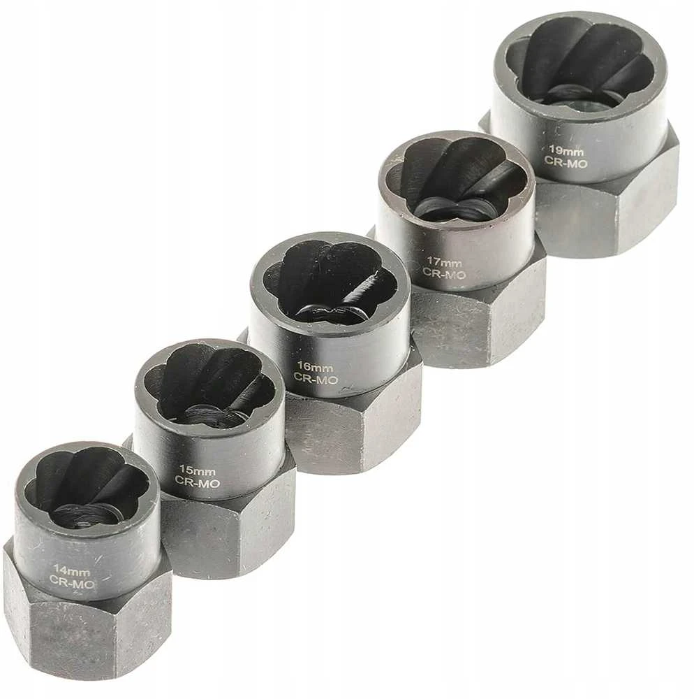 SILVER Galvučių išsukėjų rinkinys 3/8"10d(9-17,19mm)