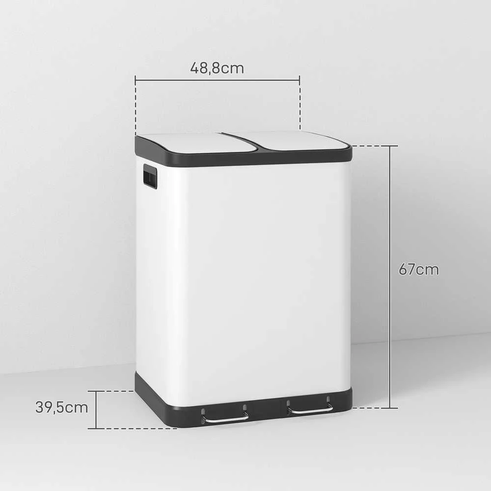 Šiukšliadėžė 2 x 30 l