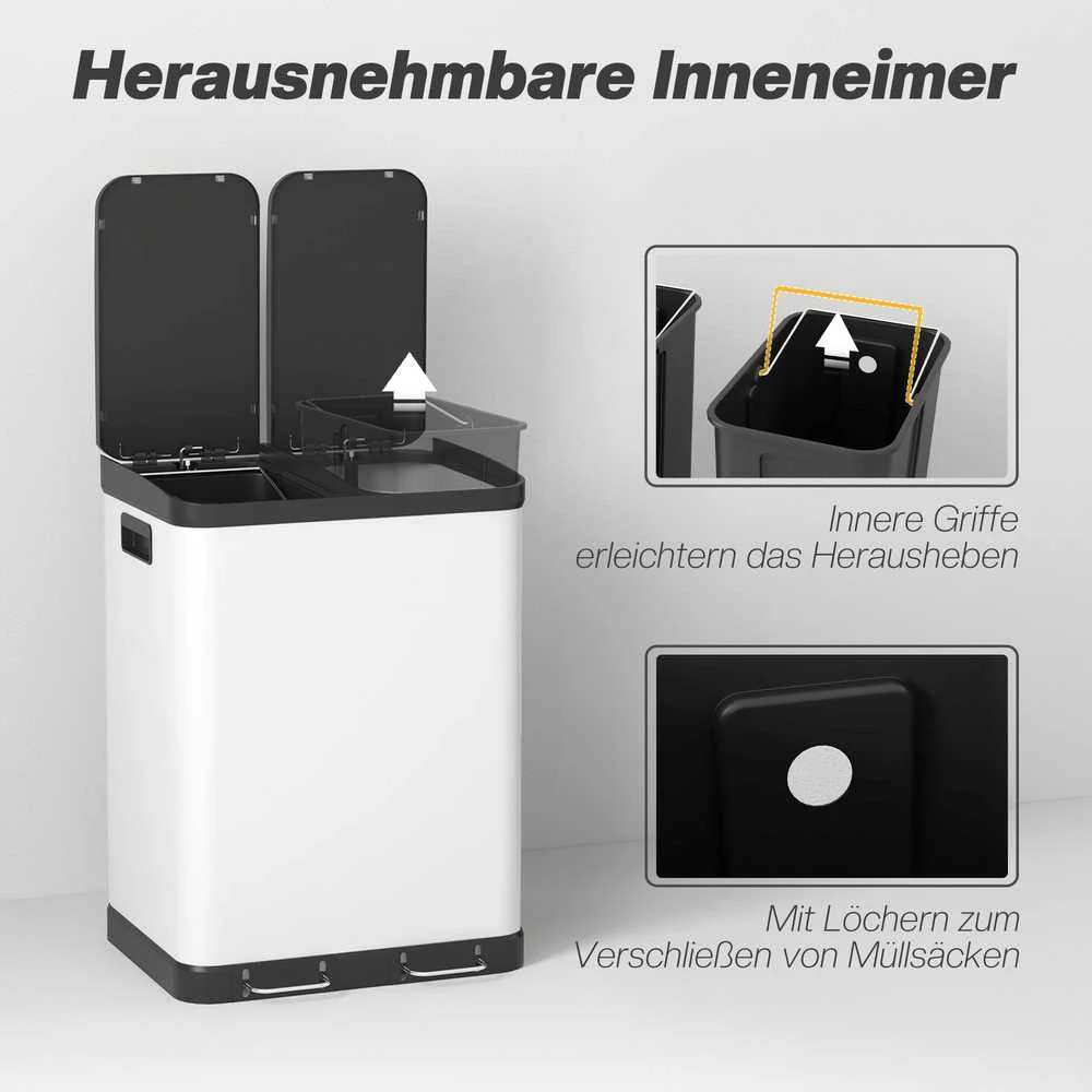 Šiukšliadėžė 2 x 30 l