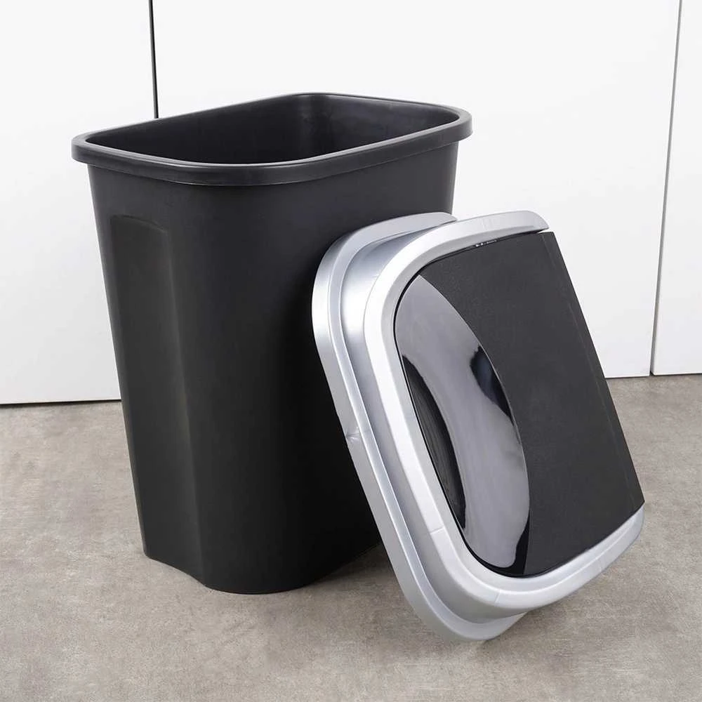 Vilde Plastikinis šiukšlių dėžė 25 l juodas