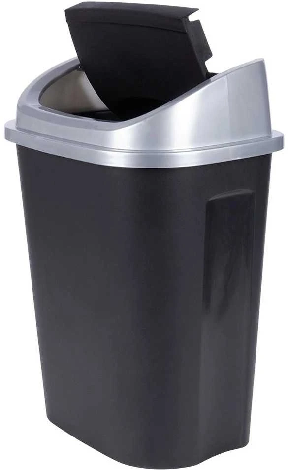 Vilde Plastikinis šiukšlių dėžė 25 l juodas