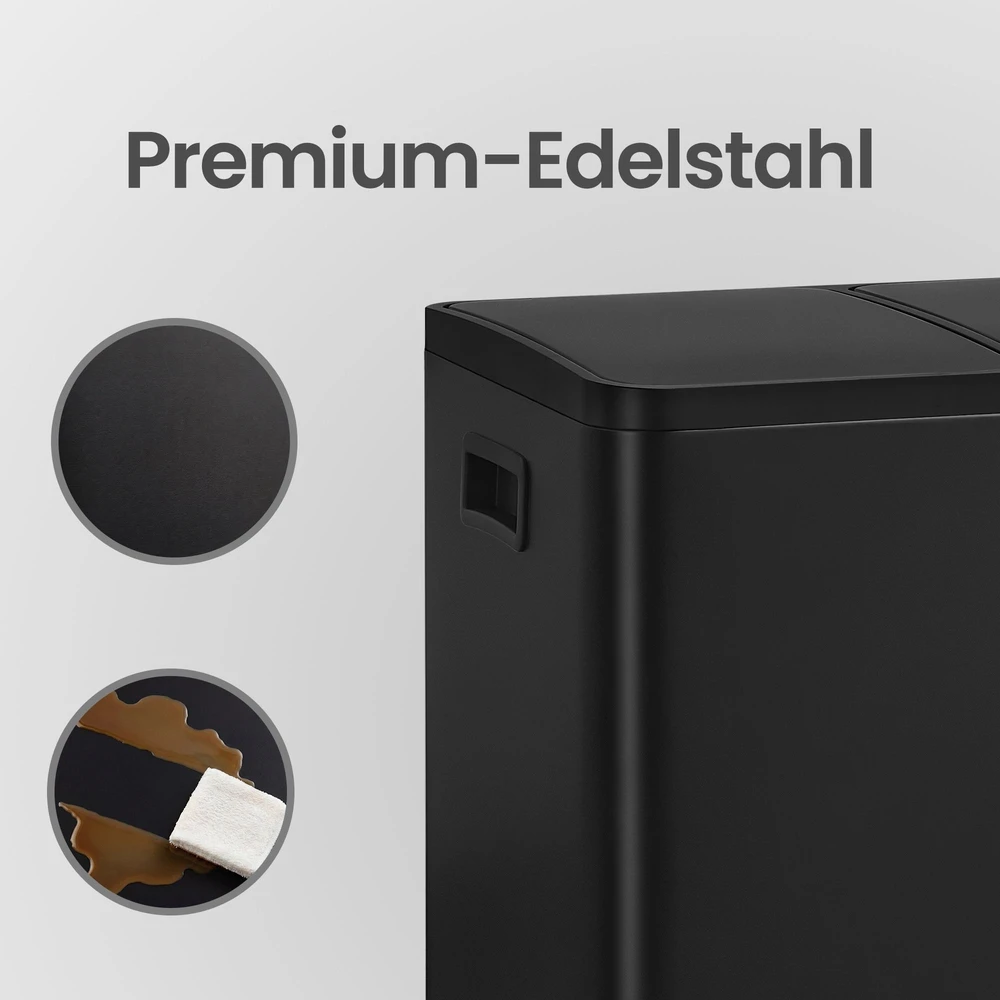 Šiukšliadėžė 3 x 15 l