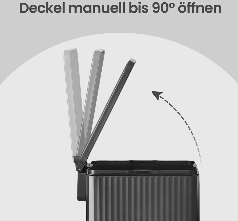 Songmics Šiukšliadėžė 50 l