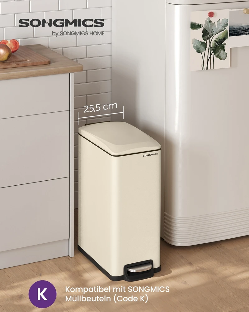 Songmics Šiukšliadėžė 50 l