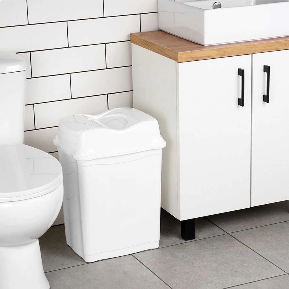 Stefanplast Praktinis atliekų konteineris 28 l - Baltas plastikas