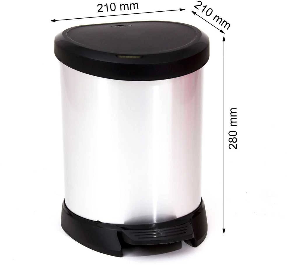 Šiukšliadėžė Curver Deco Pedal, 5L