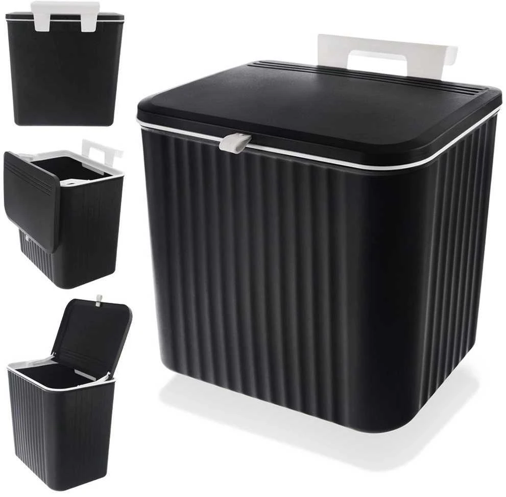 Orion Atliekų konteineris 13l - Kabinamas, juodas