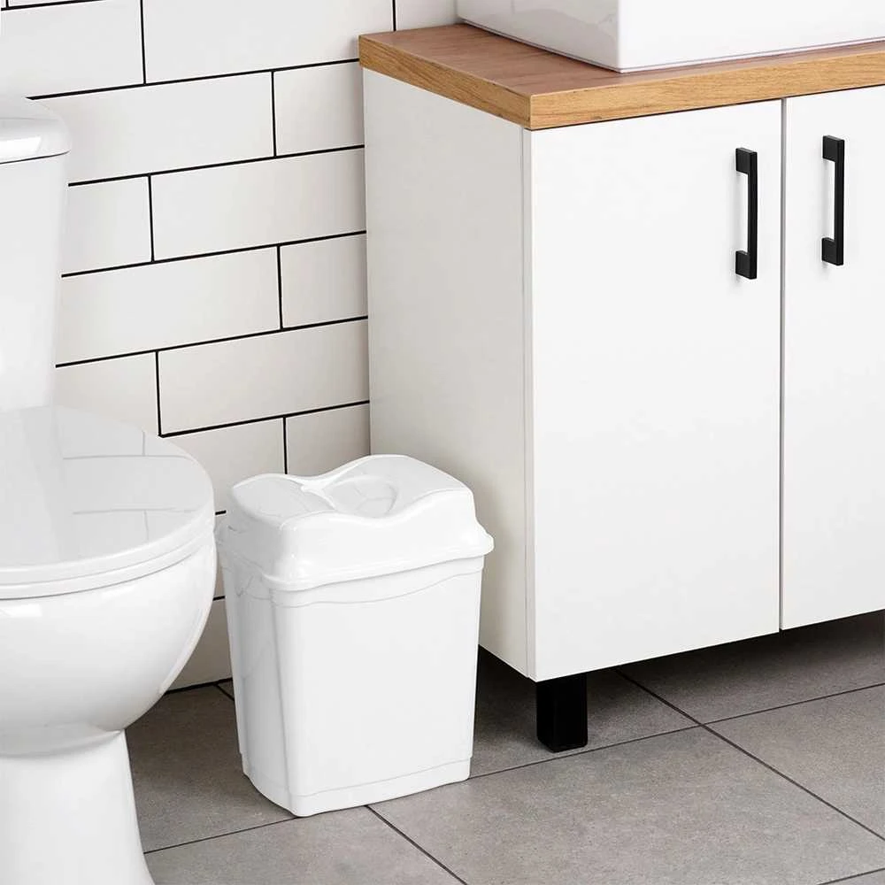 YokaHome Plastikinis konteineris 9 l baltas - švarai namuose