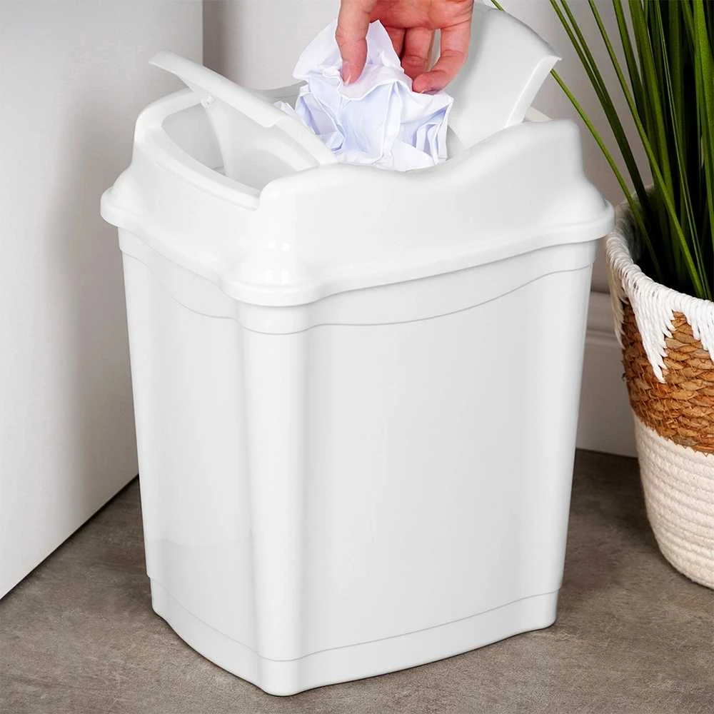 YokaHome Plastikinis konteineris 9 l baltas - švarai namuose