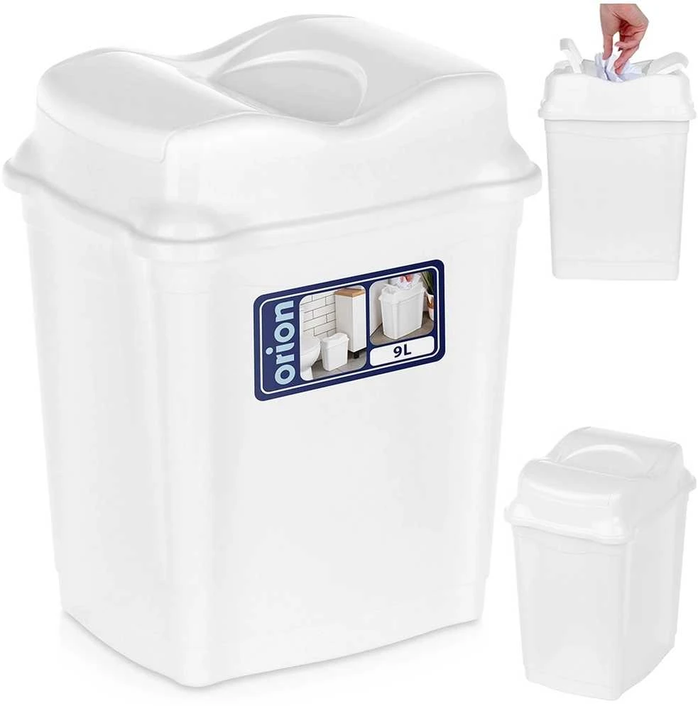 YokaHome Plastikinis konteineris 9 l baltas - švarai namuose