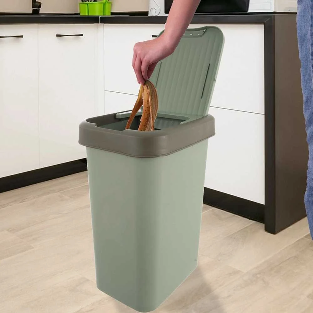 Orion Plastikinė Šiukšlių Dėžė 25 l Žalia - Patogi Talpa