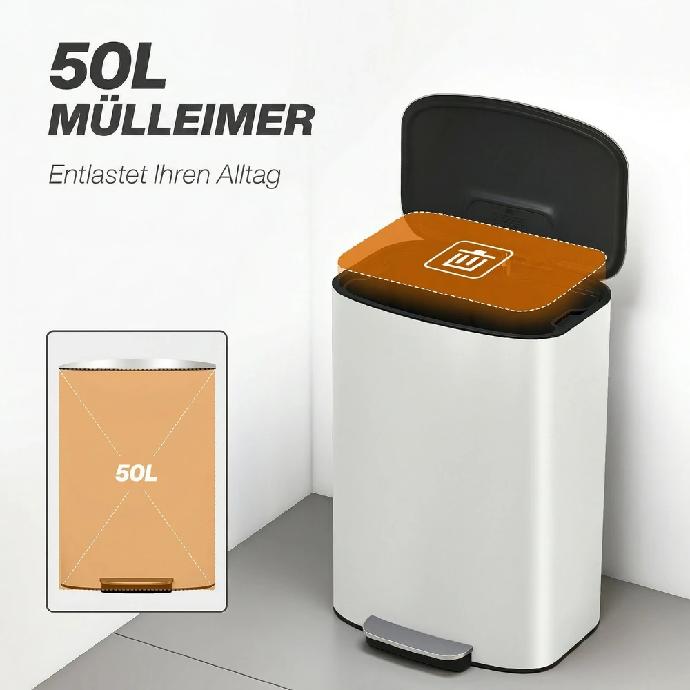 Šiukšlių dėžė 50 l