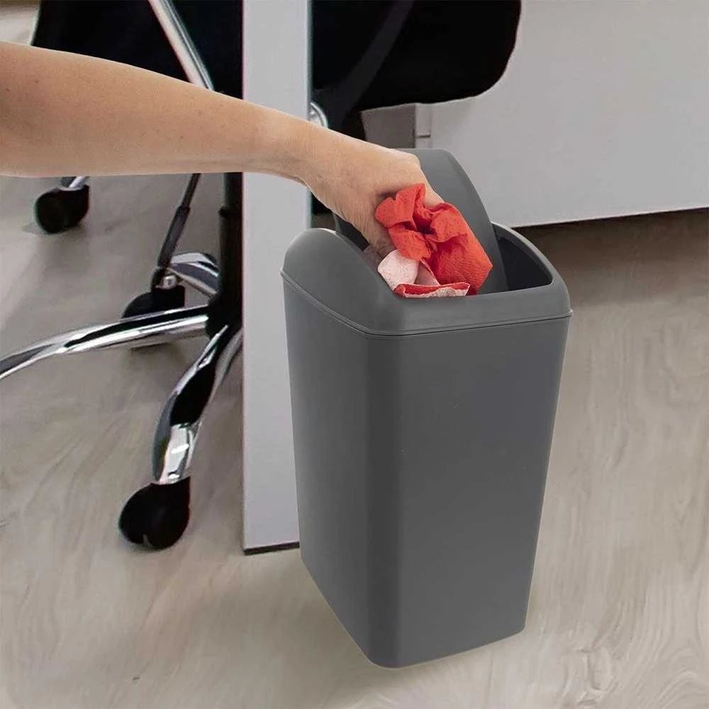 Orion plastikinis šiukšlių kibiras 10 l pilkas