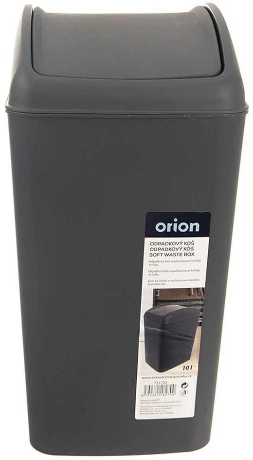 Orion plastikinis šiukšlių kibiras 10 l pilkas