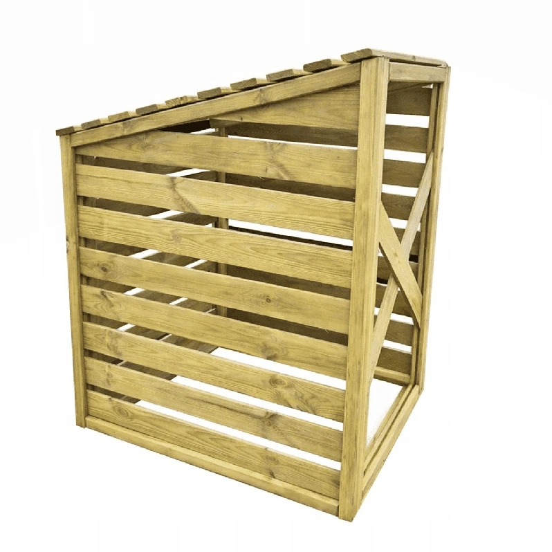 Šiukšlių konteinerio stoginė 240 l konteineriui, 78 x 92 x 122 cm