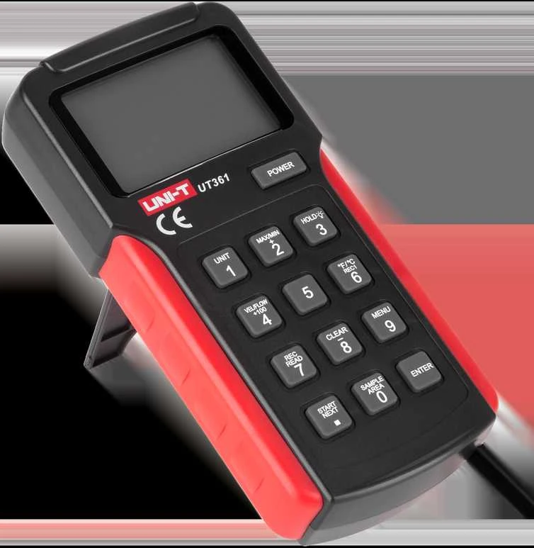 Anemometras su temperatūros matavimo funkcija Uni-t UT361