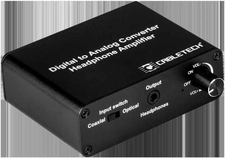 Cabletech Garso keitiklis iš optinio skaitmeninio signalo į analoginį su jungtimi ausinėms