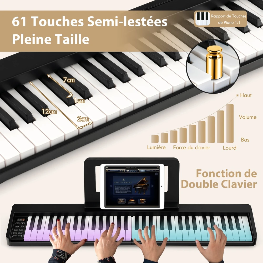 Skaitmeninis pianinas 61 klavišų