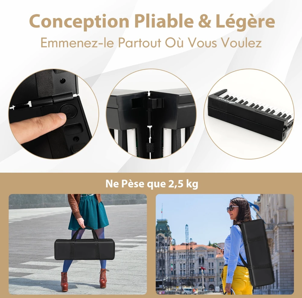 Skaitmeninis pianinas 61 klavišų