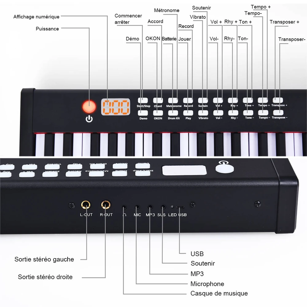 Skaitmeninis pianinas 88 klavišų