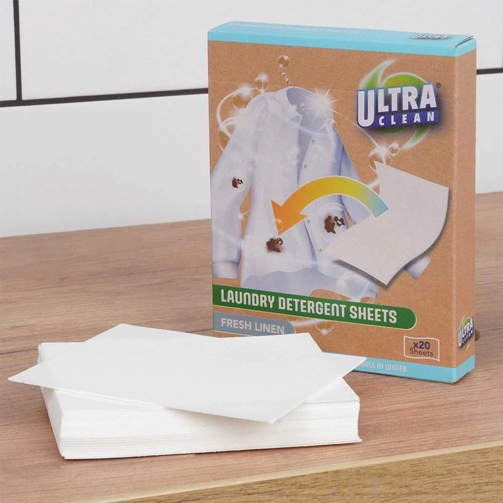Home Styling Collection Ultra Clean Skalbyklos lapeliai 20 vnt. - visiškai tirpūs vandenyje