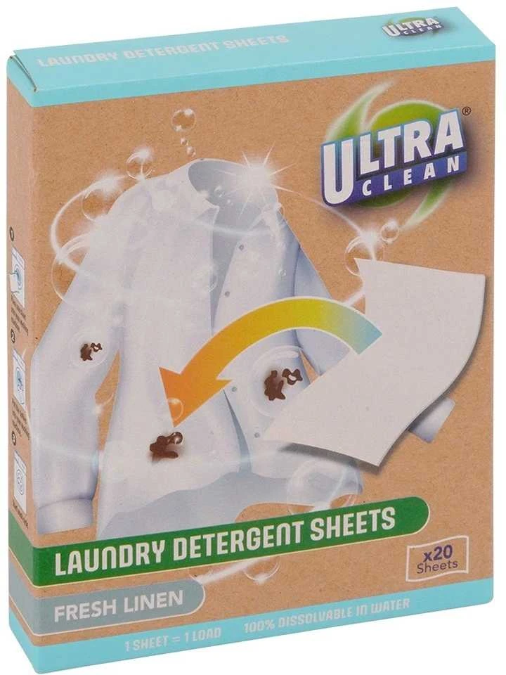 Home Styling Collection Ultra Clean Skalbyklos lapeliai 20 vnt. - visiškai tirpūs vandenyje