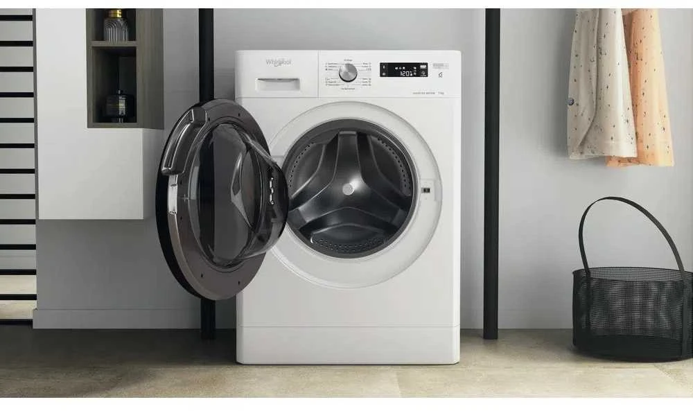 Priekinio Pakrovimo Skalbimo Mašina - Whirlpool 7kg 1200 RPM, Balta