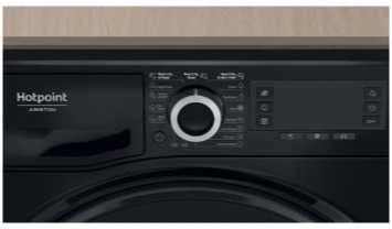Hotpoint ARISTON Hotpoint | Skalbimo mašina With Dryer | NDD 11725 BDA EE | Energy efficiency class E | Front loading | 7kg | Skalbimo talpa 11 kg | Yes | LCD | Gylis 61 cm | Steam function | Juodas
