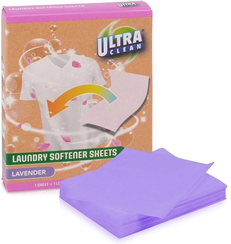 Ultra Clean Skalbinių minkštinimo lapai 10vnt., 100% tirpstantys vandenyje