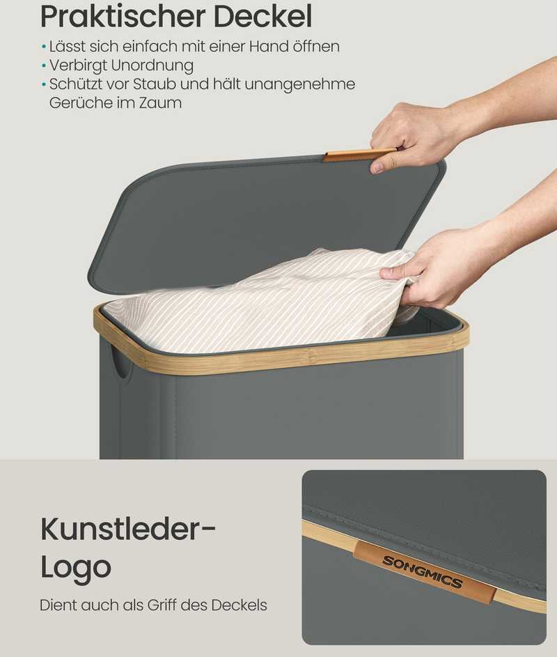 Songmics Skalbinių krepšys 100 l