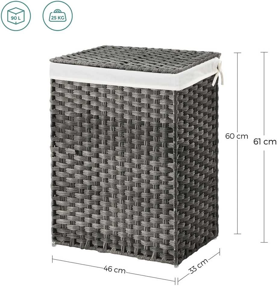 Songmics Skalbinių krepšys 90 l