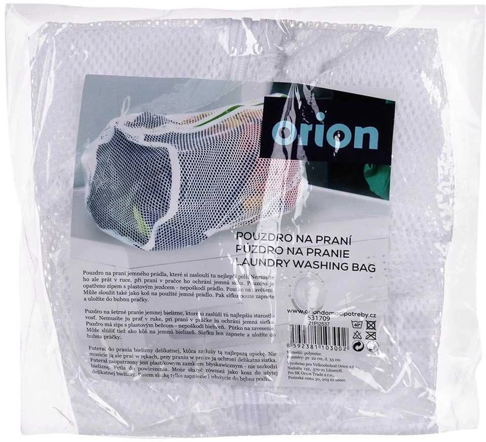 Orion Skalbimo maišelis 22x33 cm – Apsauginis, tvirtas, su užtrauktuku