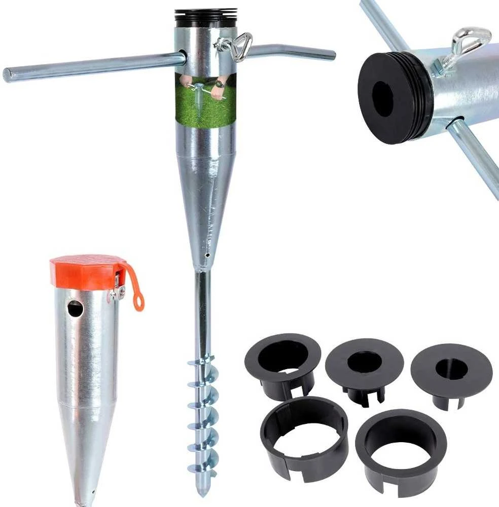 Redcliffs Į žemę įsukamas skėčio stovas metalinas 57 cm