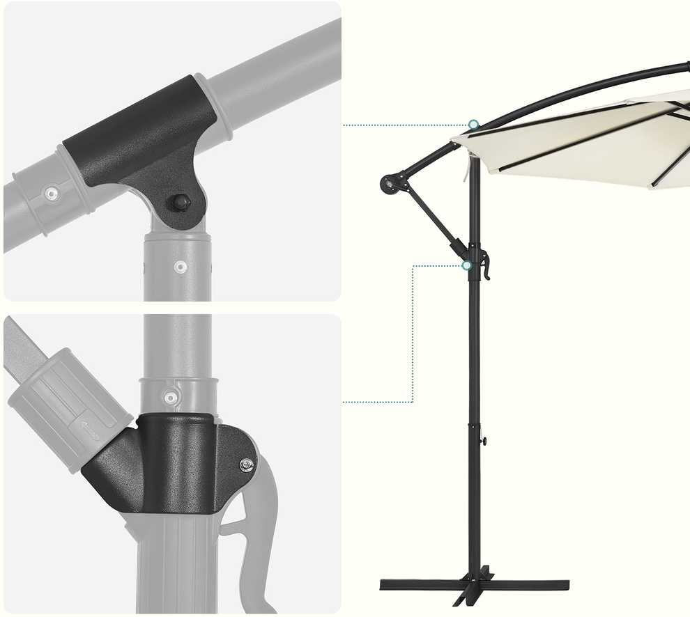 Songmics Apsauga nuo UV spindulių iki UPF 50+