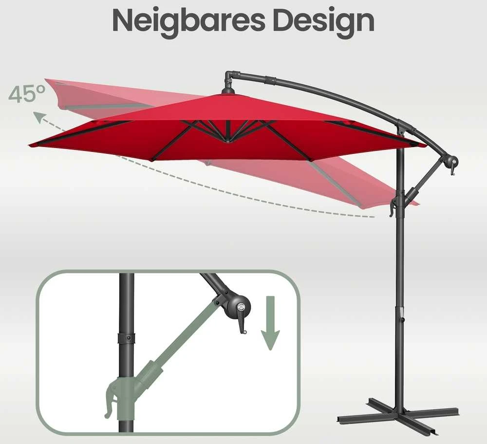Songmics Skėtis Ø 300 cm
