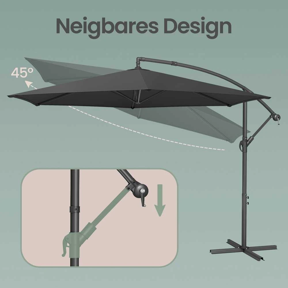 Songmics Skėtis 350 cm