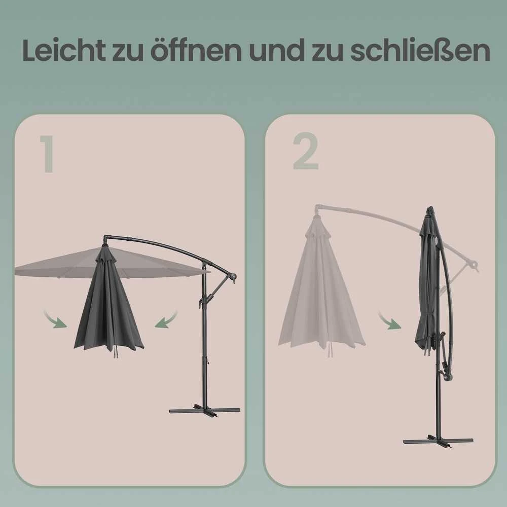 Songmics Skėtis 350 cm