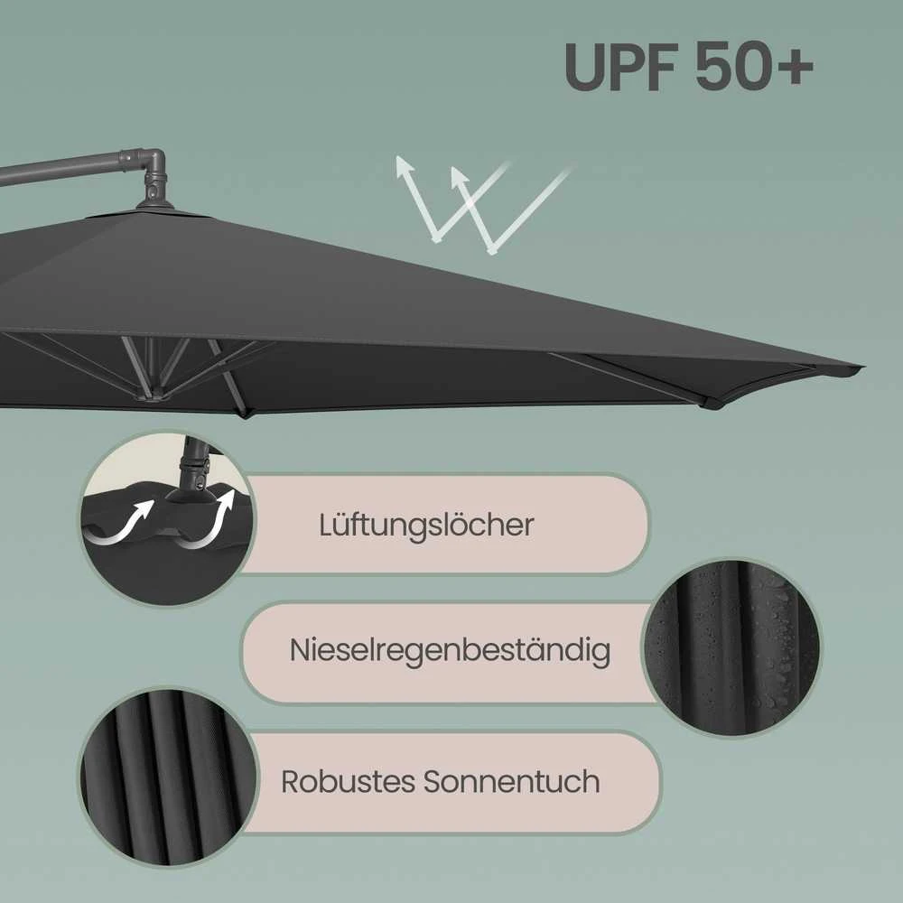 Songmics Skėtis 350 cm