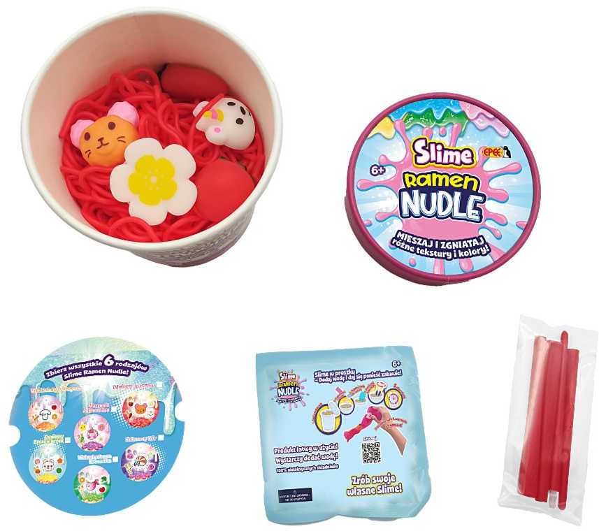 Epee Slime Ramen Makaronų Rinkinys