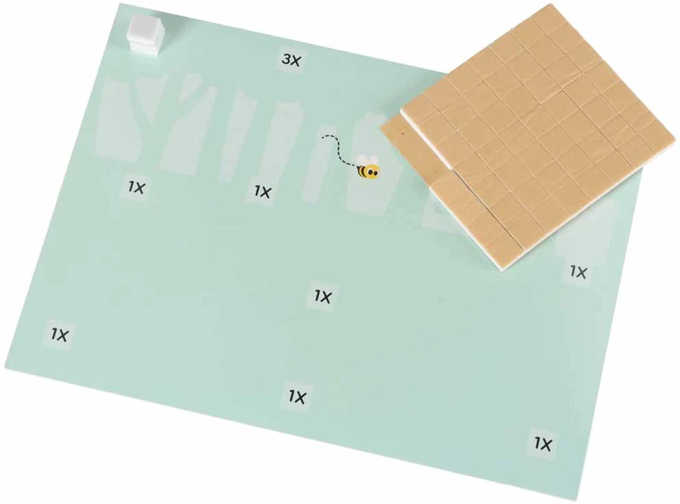 Smėlio tapybos rinkinys „Miško gyvūnai“, 3D su LED apšvietimu