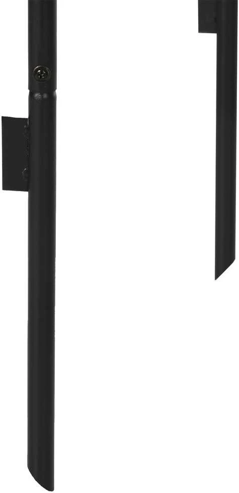 Outsunny metalinė rožių arka, sodo arka, varteliai vijokliniams augalams, juoda, 140x40x240 cm