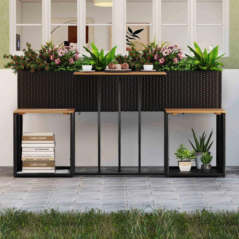 Sodo baldų komplektas 150 × 70 × 73 cm 1 vnt.